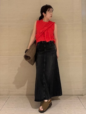 Mila Owenさん(レディース・155cm)の春コーディネート