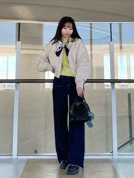 Mila Owenさん(レディース・161cm)の春コーディネート