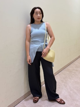 Mila Owenさん（レディース・155cm）の夏コーディネート