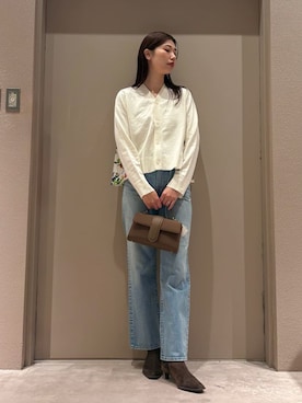 Mila Owenさん(レディース・169cm)の冬コーディネート