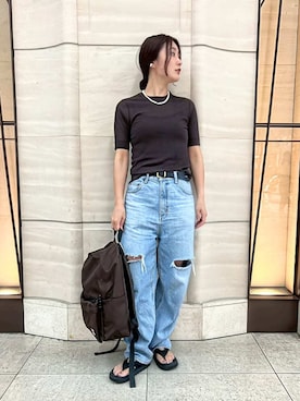 Mila Owenさん(レディース・156cm)の夏コーディネート