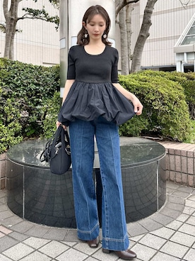 Mila Owenさん(レディース・159cm)の春コーディネート