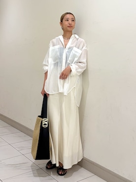 Mila Owenさん(レディース・158cm)の夏コーディネート