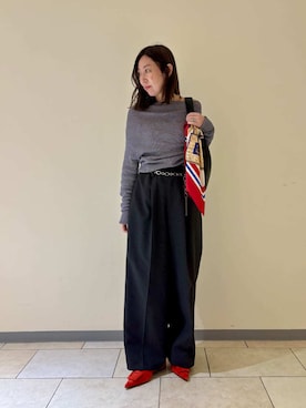 Mila Owenさん(レディース・154cm)の春コーディネート