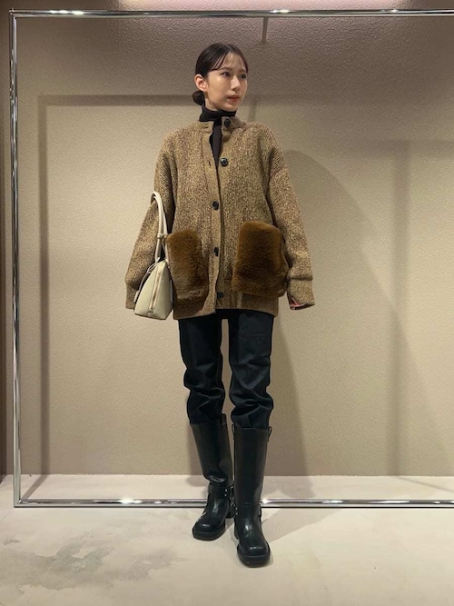 バイカーミドルブーツ（ブーツ）｜Mila Owen（ミラオーウェン）の