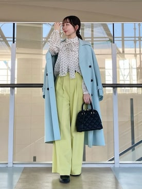 「Mila Owen（ミラオーウェン）のアイテム」を使った、Mila Owenさん（レディース・161cm）の冬コーディネート