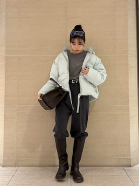 Mila Owenさん（レディース・155cm）の秋コーディネート