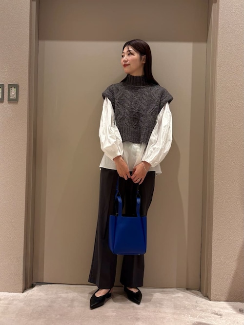 セットアイテム】ケーブルベストシャツレイヤードSET（シャツ/ブラウス