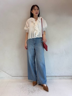 Mila Owenさん(レディース・158cm)の夏コーディネート