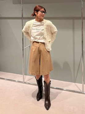 Mila Owenさん（レディース・155cm）の春コーディネート