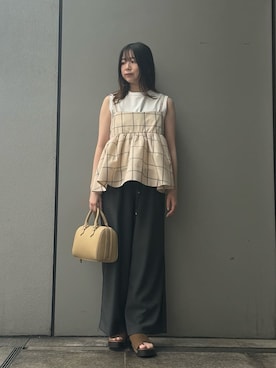 Mila Owenさん（レディース・153cm）の春コーディネート