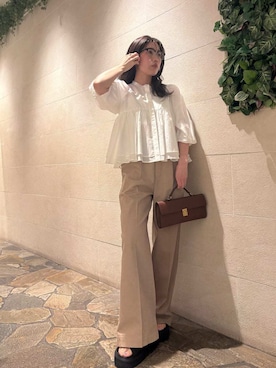 Mila Owenさん(レディース・155cm)の春コーディネート