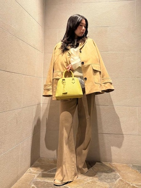 Mila Owenさん(レディース・155cm)の冬コーディネート