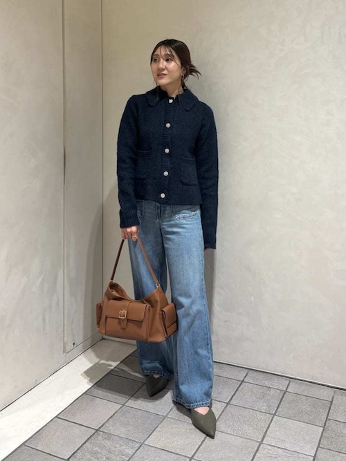 【新作】Mila Owen パッチポケットデザインバギーデニムパンツ パッチポケットデザインバギーデニムパンツ(デニムパンツ