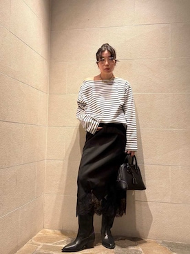 Mila Owenさん(レディース・155cm)の冬コーディネート