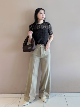 Mila Owenさん(レディース・156cm)の夏コーディネート
