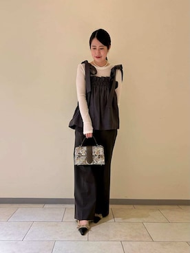 Mila Owenさん(レディース・155cm)の冬コーディネート