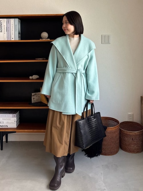 ウエストゴムギャザーマキシスカート（スカート）｜Mila Owen（ミラ