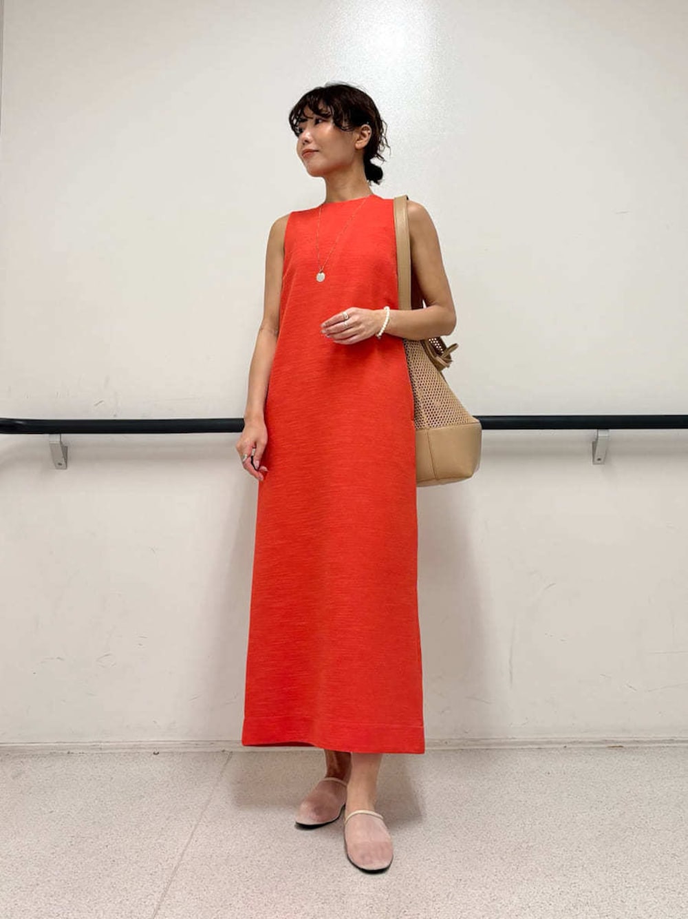 mila owen リネンライクアメスリIラインマキシワンピース リネンライクアメスリIラインマキシワンピース(マキシ・ロング