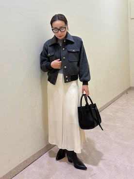 Mila Owenさん(レディース・155cm)の秋コーディネート