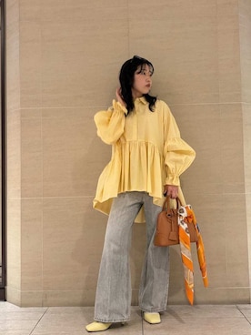 Mila Owenさん（レディース・155cm）の春コーディネート