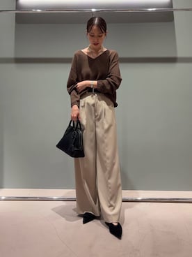 Mila Owenさん（レディース・158cm）の春コーディネート