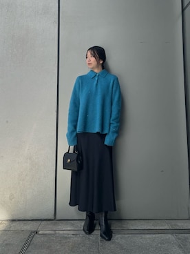 Mila Owenさん（レディース・153cm）の冬コーディネート