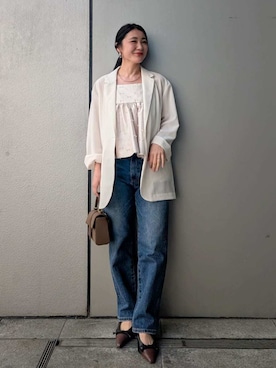 Mila Owenさん（レディース・156cm）の春コーディネート