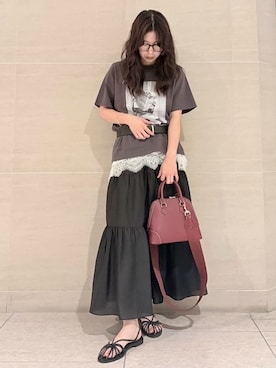 Mila Owenさん(レディース・155cm)の夏コーディネート