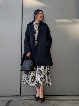 Mila Owenさん(レディース・156cm)の冬コーディネート