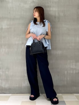 Mila Owenさん(レディース・156cm)の春コーディネート