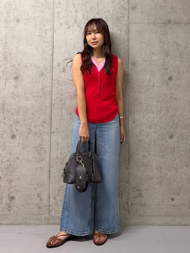 Mila Owenさん(レディース・152cm)の夏コーディネート
