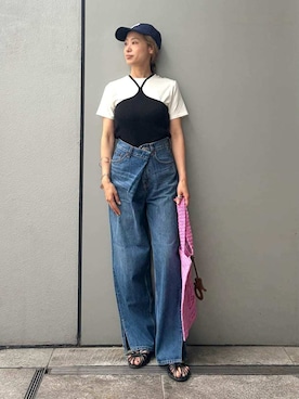 Mila Owenさん(レディース・158cm)の夏コーディネート
