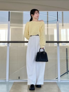 Mila Owenさん(レディース・161cm)の冬コーディネート