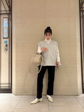 Mila Owenさん（レディース・155cm）の秋コーディネート