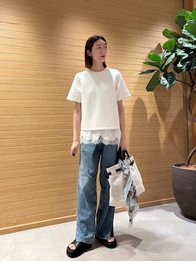 Mila Owenさん(レディース・175cm)の夏コーディネート