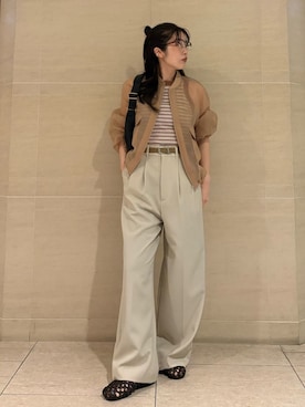 Mila Owenさん（レディース・155cm）の春コーディネート