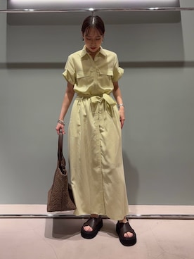 Mila Owenさん(レディース・158cm)の春コーディネート