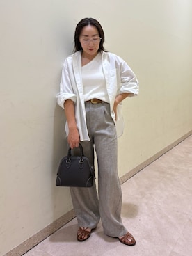 Mila Owenさん（レディース・155cm）の夏コーディネート