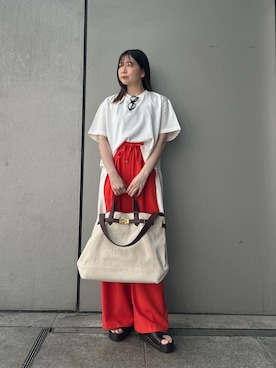 Mila Owenさん（レディース・153cm）の春コーディネート