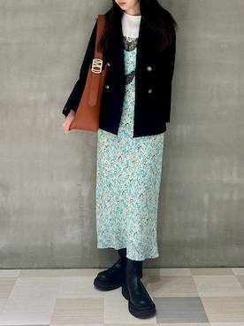 Mila Owenさん(レディース・159cm)の春コーディネート