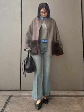 Mila Owenさん(レディース・163cm)の秋コーディネート