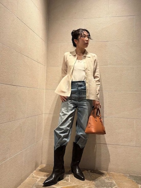 Mila Owenさん(レディース・155cm)の冬コーディネート