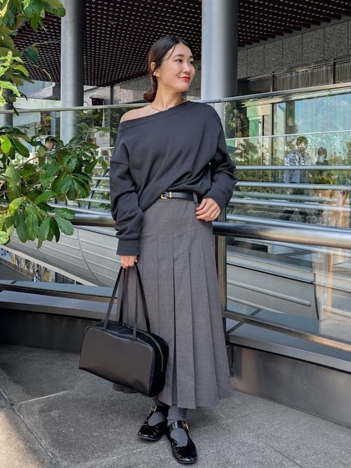 ワイドベルトバレエシューズ（バレエシューズ）｜Mila Owen（ミラ