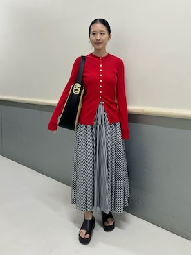 「ボリューム」｜Mila Owenさん（レディース・158cm）の春コーディネート
