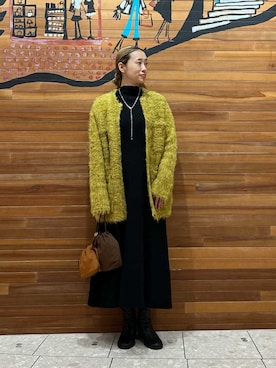 Mila Owenさん(レディース・158cm)の冬コーディネート