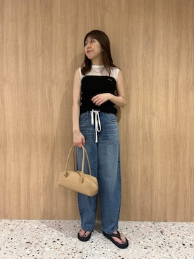 「BBQ」｜Mila Owenさん（レディース・161cm）の夏コーディネート