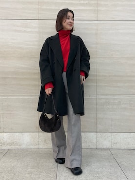「Mila Owen（ミラオーウェン）のアイテム（その他アウター）」を使った、Mila Owenさん（レディース・156cm）の秋コーディネート