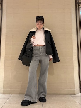 Mila Owenさん（レディース・155cm）の秋コーディネート