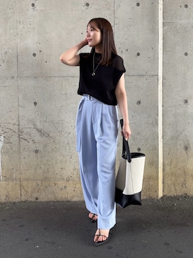 Mila Owenさん(レディース・159cm)の夏コーディネート